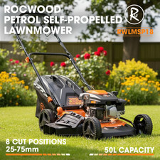 Petrol Lawnmower Mower 18″